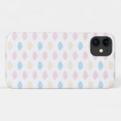 パステルカラーの雲 ピンク ブルー イエロー モダン Case-Mate iPhoneケース (裏面(横))