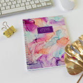 パステルカラーアルコールインパーソナライズされたク ノートブック