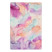 パステルカラーアルコールインパーソナライズされたク ミニクリップボード (裏面)