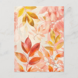 パステルカラーイラストレーションの水離れ色 ポストカード