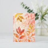 パステルカラーイラストレーションの水離れ色 ポストカード (スタンド正面)