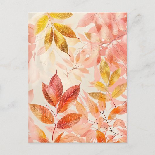 パステルカラーイラストレーションの水離れ色 ポストカード (正面)