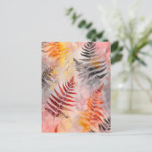 パステルカラーイラストレーションの水離れ色 ポストカード (スタンド正面)