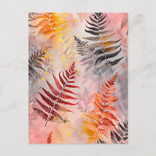 パステルカラーイラストレーションの水離れ色 ポストカード (正面)