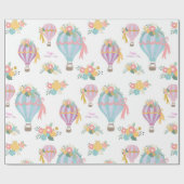 パステルカラーエアバルーン母の日 ラッピングペーパー (フラット)