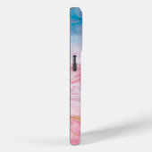 パステルカラーエレガントグラマラスなスクリプトケースメイト Case-Mate iPhoneケース (裏面 / 右)