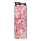 パステルカラーグリッターパールプリント タンブラー (回転右)