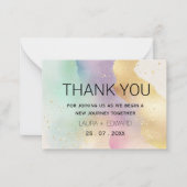 パステルカラーシンプルテーマの微妙な水色 ノートカード (正面)