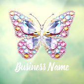 パステルカラージェムス バタフライ ウィンドウサイン (シート3)