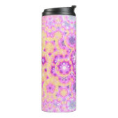 パステルカラージオメトリック抽象芸術パターン タンブラー (回転左)