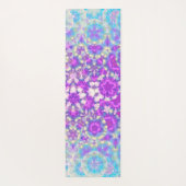 パステルカラージオメトリック抽象芸術パターン ヨガマット (裏面)