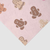 パステルカラージンジャーブレッドマンクリスマス 薄葉紙 (詳細)