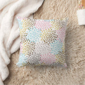 パステルカラースターバストパターン クッション (ブランケット)