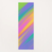 パステルカラーストライプズ ヨガマット (正面)
