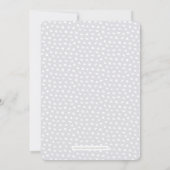 パステルカラーストライプブロックパーティー誕生日 招待状 (裏面)