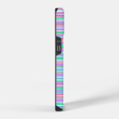パステルカラーストライプ iPhoneケース (右側面)