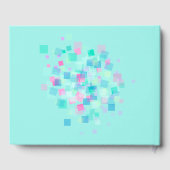 パステルカラーズアクア70thバースデーパーティーゲストブック ゲストブック (裏面)