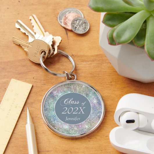 パステルカラーズスターきらめく卒業キーチェーン キーホルダー (デスク)