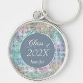 パステルカラーズスターきらめく卒業キーチェーン キーホルダー (正面)