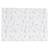 パステルカラーズスプリンクルズホワイト ラージペーパーバッグ (裏面)