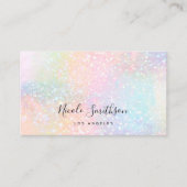 パステルカラーズフェイクホログラフ名刺 名刺 (正面)
