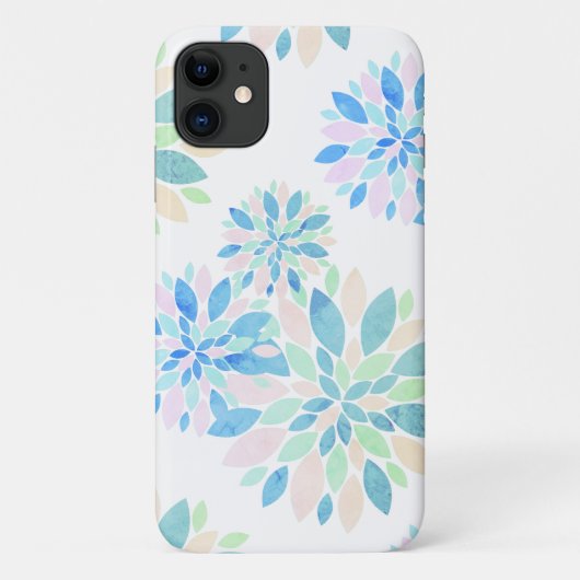パステルカラーズフラワー花びらiPhone 11ケース Case-Mate iPhoneケース (裏面)