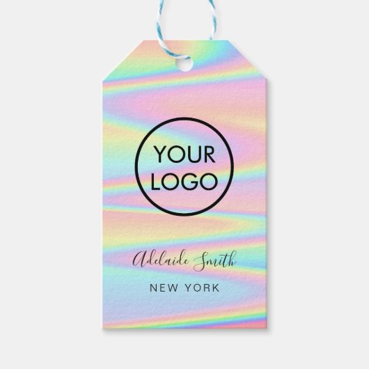 パステルカラーズブティックプロダクトギフトラベル ギフトタグ (正面)