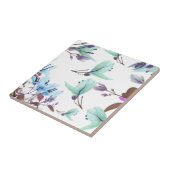 パステルカラーズブルーブーガンビリ淡い色のアフラワーズ  タイル (側面)