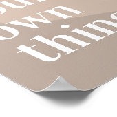 パステルカラーズミニマルモダンリスト ポスター (角)