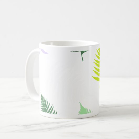 パステルカラーズラッキーシダ コーヒーマグカップ (正面左)