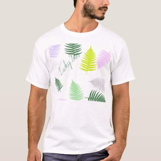 パステルカラーズラッキーシダ Tシャツ (正面)