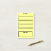 パステルカラーズ| To doリスト|明るい黄色 ポストイット (デスク上)