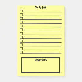 パステルカラーズ| To doリスト|明るい黄色 ポストイット