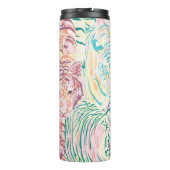 パステルカラータイガーアートパターン タンブラー (裏面)