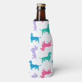 パステルカラーダックスント ボトルクーラー (ボトル正面)