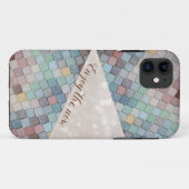 パステルカラーテクスチャ背景IPhoneケース Case-Mate iPhoneケース (裏面(横))