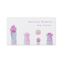 パステルカラードッグウォーカー