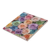 パステルカラーバラ タイル (側面)