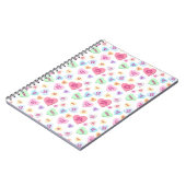 パステルカラーバレンタイン会話ハート ノートブック (左側)