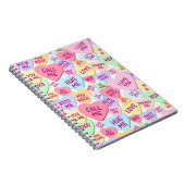 パステルカラーバレンタイン会話ハート ノートブック (右側)