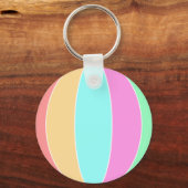 パステルカラービーチボール キーホルダー (裏面)