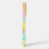 パステルカラーピース抽象芸術アートデザイン Case-Mate iPhoneケース (裏面 / 右)