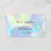 パステルカラーフェイク自筆証書 名刺 (裏面)