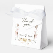 パステルカラーフローラ結婚ズ フェイバーボックス (正面サイド)