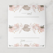 パステルカラーフローラ結婚ズ プレイスカード (外部開封)