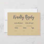 パステルカラーフローラ結婚ズ 出欠カード (裏面)