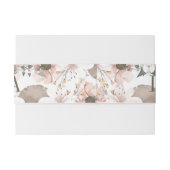 パステルカラーフローラ結婚ズ 招待状ベリーバンド (裏面例)