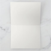 パステルカラーブロックのハートデザイン カード (内部)