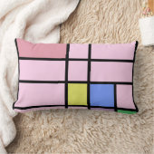 パステルカラーブロック枕(2サイズ) ランバークッション (ブランケット)