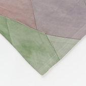 パステルカラーホイールオデッセイパーソナライズされた フリースブランケット (角)